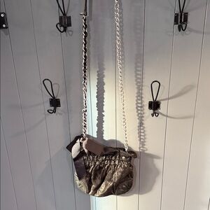 LOFT Shimmering Bronze Crossbody Bag